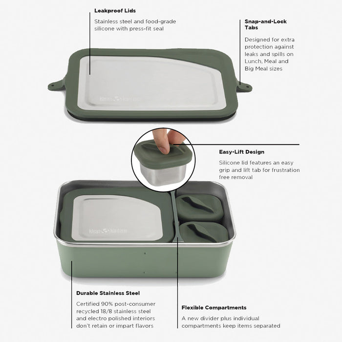 Eco-Friendly Leakproof Snack Container – 10oz Stainless Steel