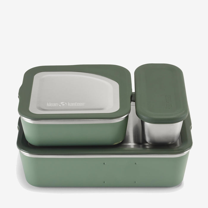 Reusable Stainless Steel Leakproof Food Container Set