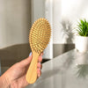 Sustainable Bamboo Rounded Hair Brush with Classic Handle