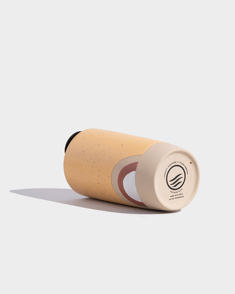 Stoneware Insulated Travel Mug – 10 oz. Ceramic Comfort
