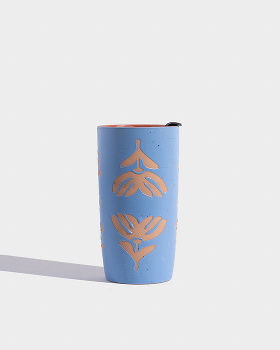 Stoneware Insulated Travel Mug – 10 oz. Ceramic Comfort