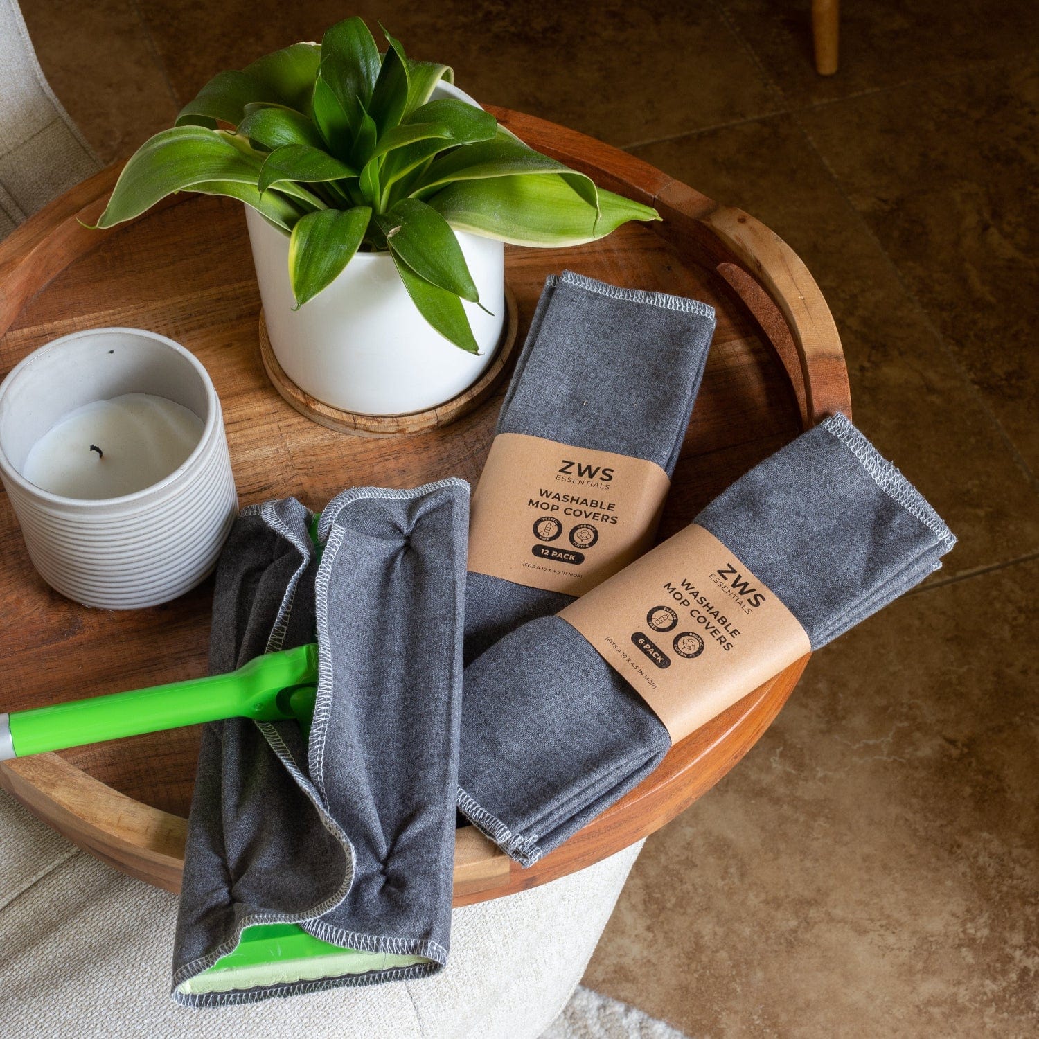 Washable Mop Covers – Reusable Swiffer Pads | Plastic-Free, Eco-Friendly &amp; Floor Cleaning