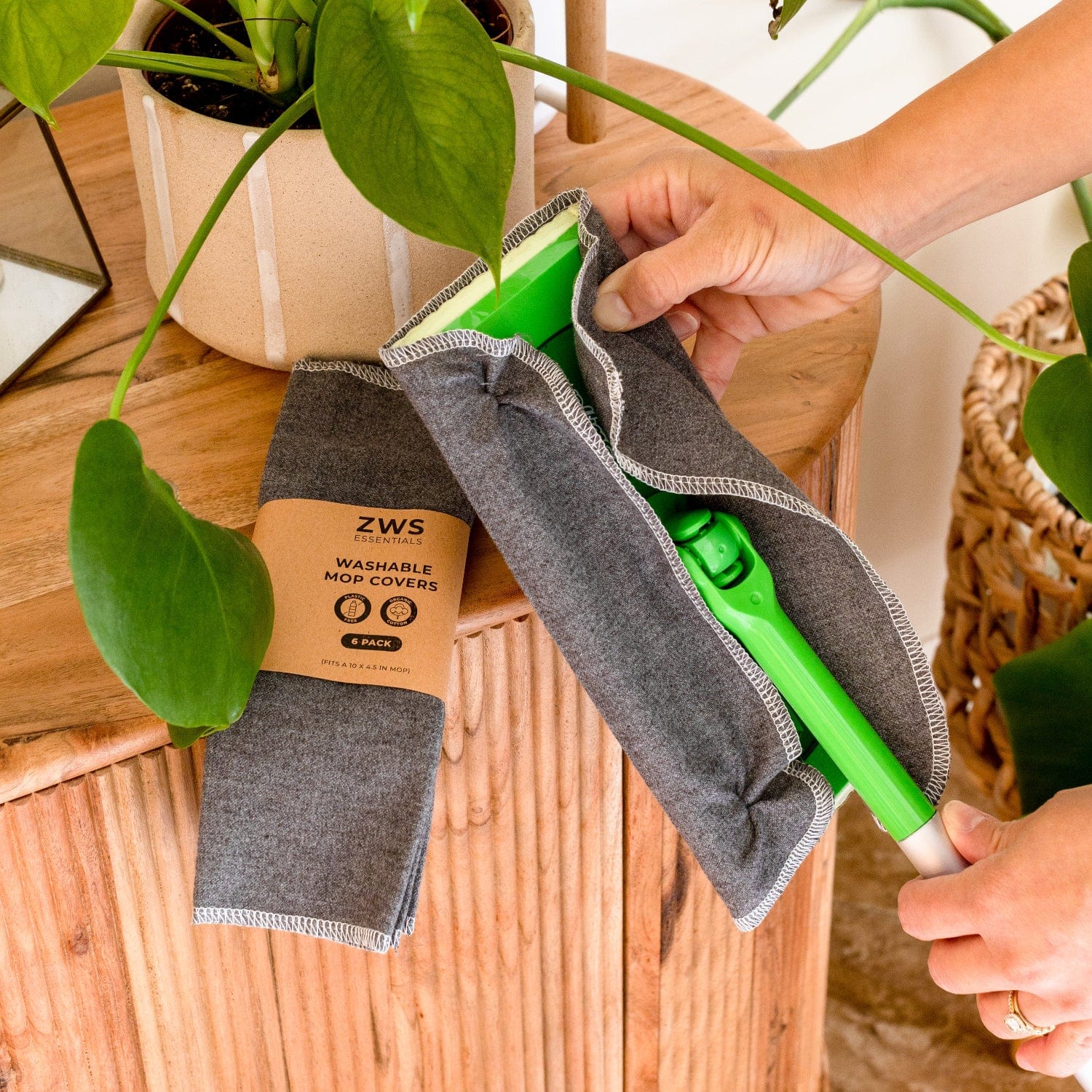 Washable Mop Covers – Reusable Swiffer Pads | Plastic-Free, Eco-Friendly &amp; Floor Cleaning