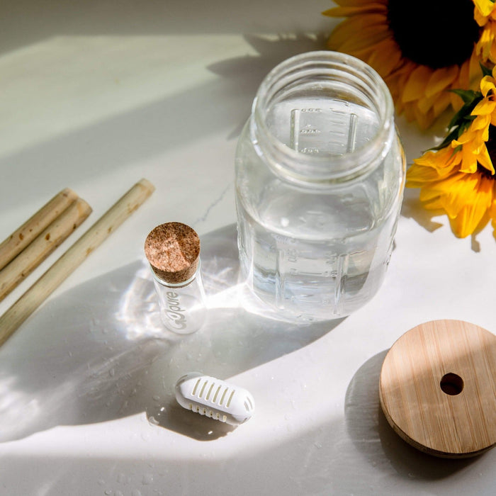 Bamboo Mason Jar Lid – Reusable Snap-On Lid with Straw Hole | Plastic-Free, Sustainable & Drinkware