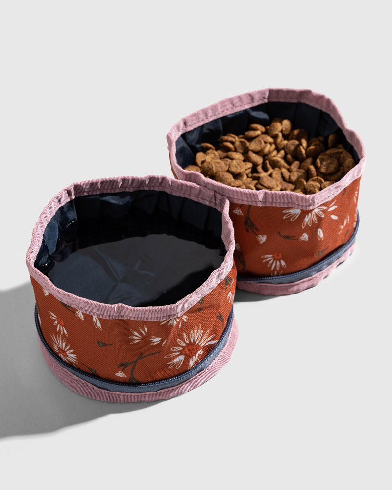 (R)evolution™ Recycled Collapsible Double Dog Bowl