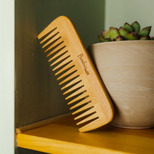 Bamboo Hair Care Essentials Set | Eco-Friendly Hair Brush, Comb &amp; Scalp Massager Bundle