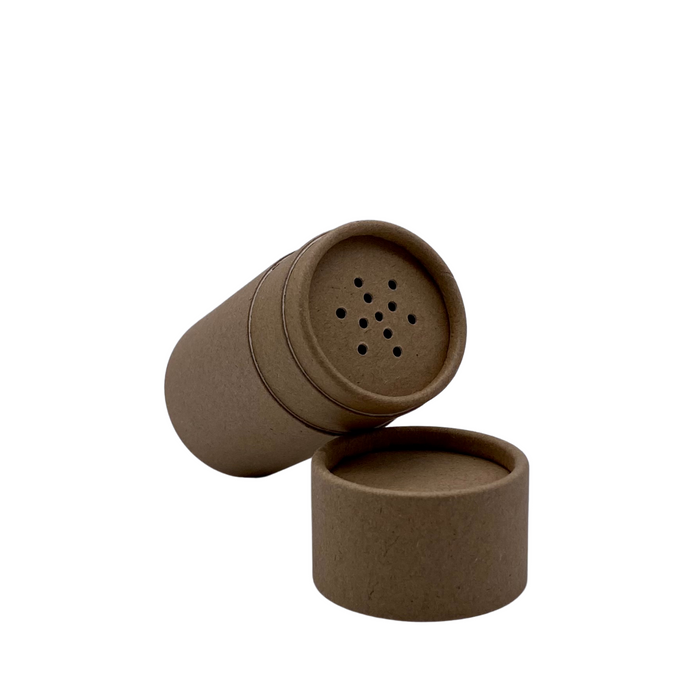 2oz Kraft Paper Shaker Tube (60g) – Plastic-Free & Compostable