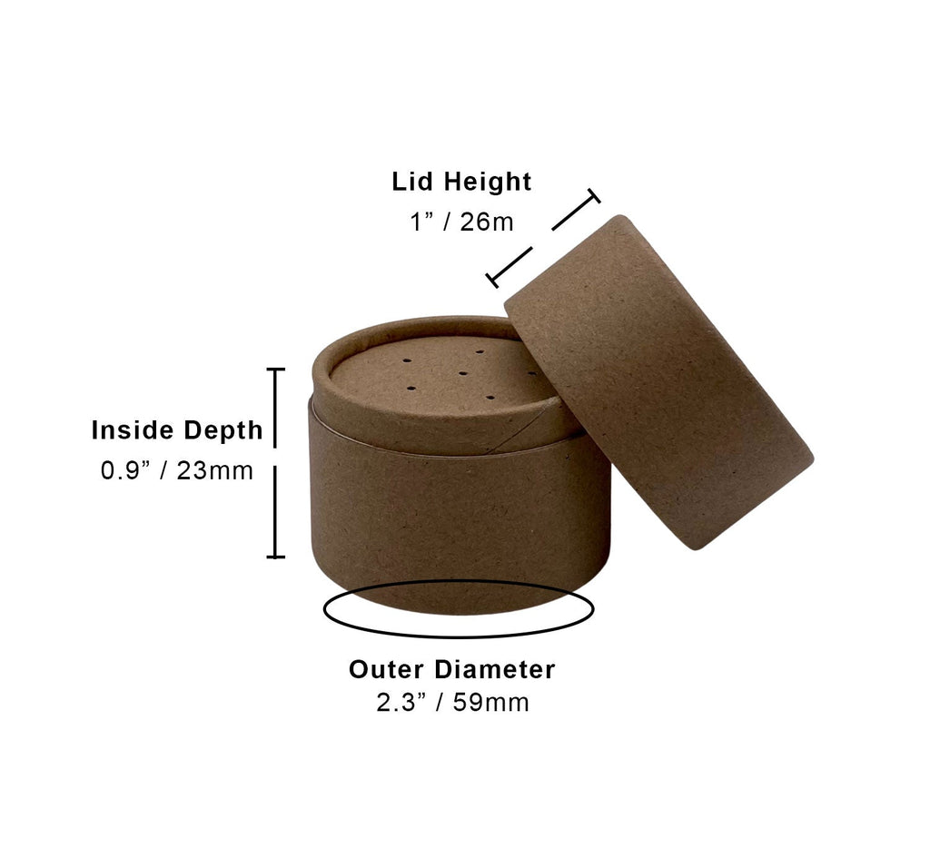Eco-Friendly Paper Shaker Jar – 1 oz / 30 g