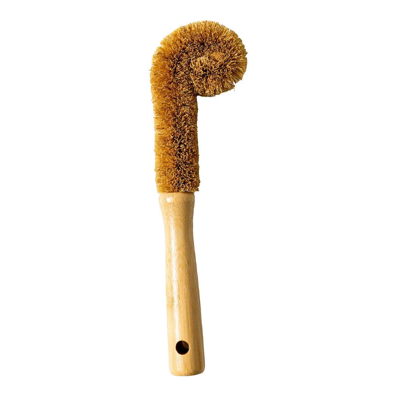 Bottle Cleaning Brush – Bamboo Handle & Coconut Fiber Bristles | Plastic-Free, Compostable & Bottle Scrubber