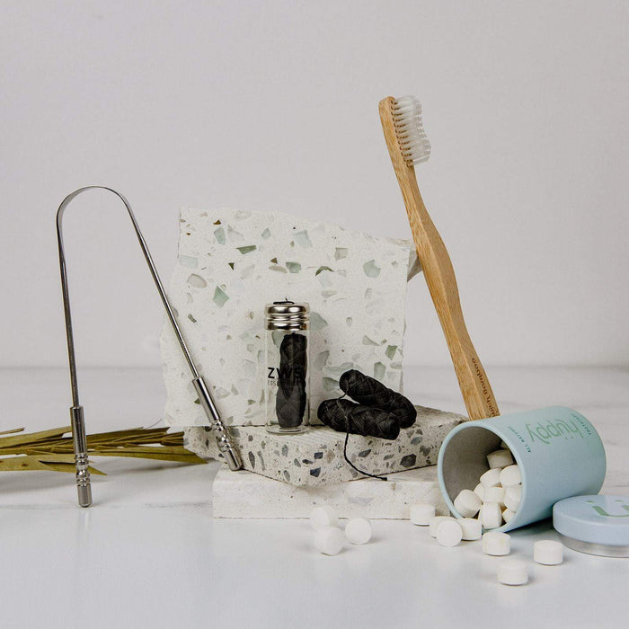Bamboo Charcoal Floss – Plastic-Free, Vegan & Compostable Dental Floss | Refillable Oral Care