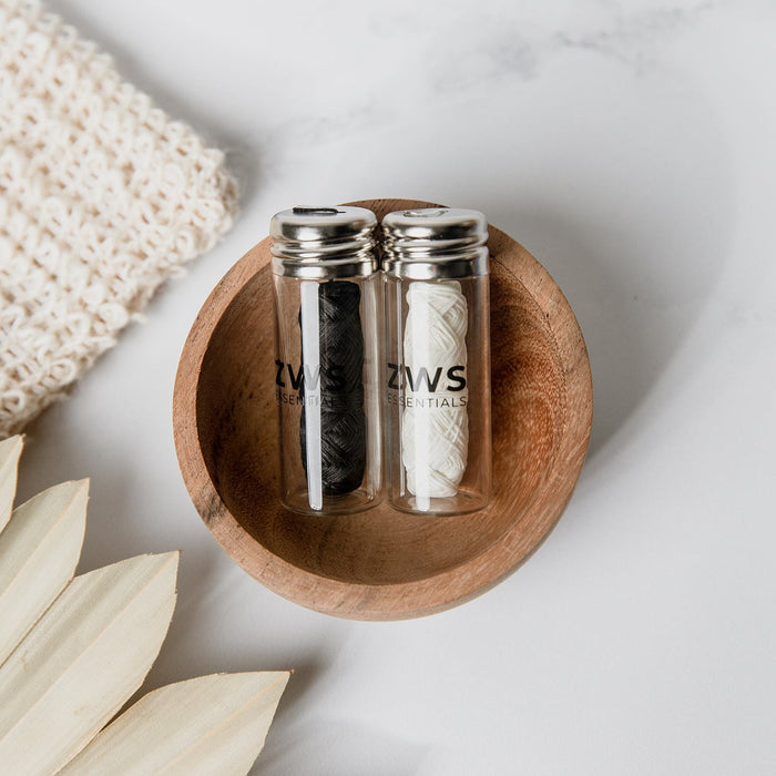 Bamboo Charcoal Floss – Plastic-Free, Vegan & Compostable Dental Floss | Refillable Oral Care