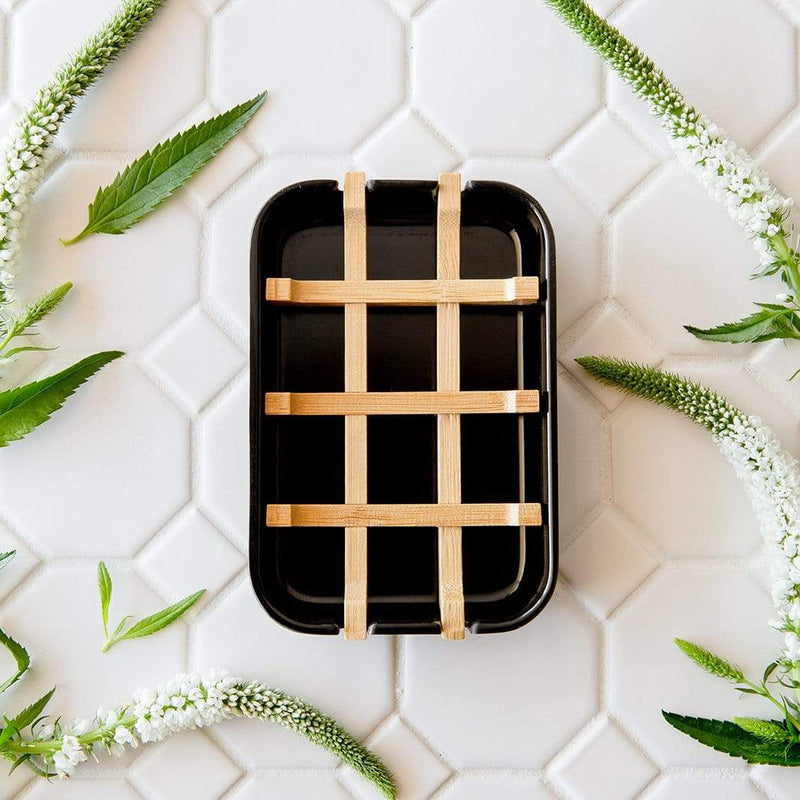 Bamboo Soap Dish – Plastic-Free, Compostable & Zero Waste | Eco-Friendly Bathroom Accessory