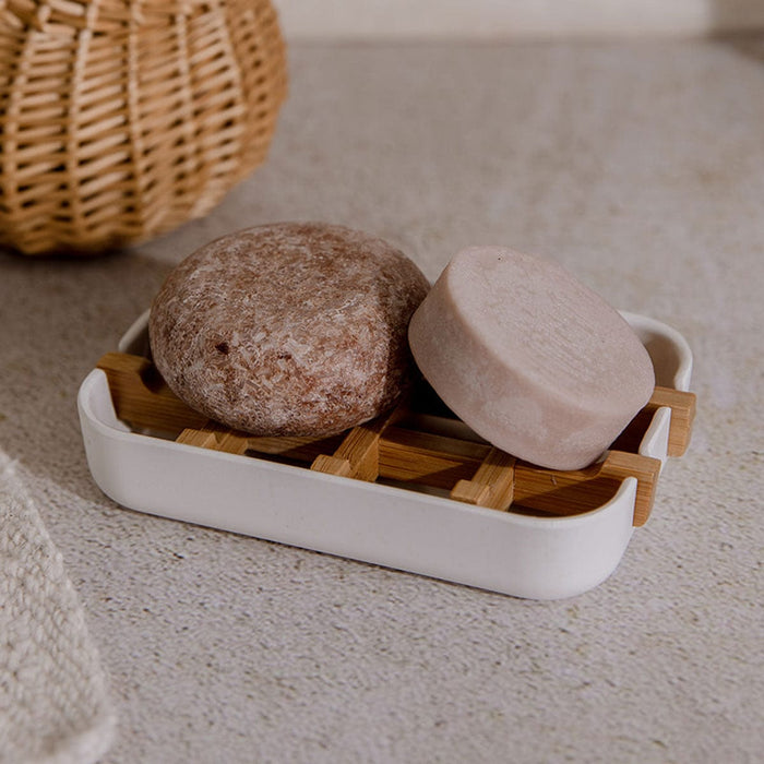 Bamboo Soap Dish – Plastic-Free, Compostable & Zero Waste | Eco-Friendly Bathroom Accessory