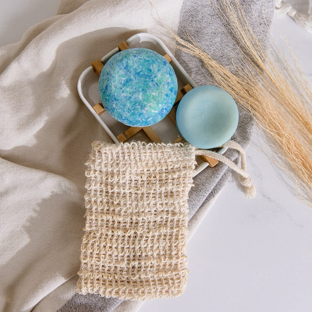 Hair Care Mini Kit – Plastic-Free Shampoo &amp; Conditioner Bar Set | Vegan, Sustainable, &amp; Travel-Friendly