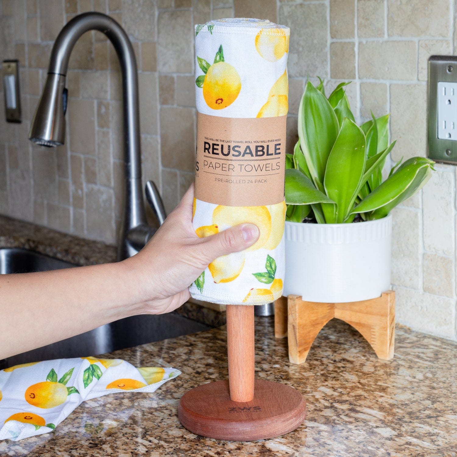 Reusable Paper Towels – Organic Cotton Flannel Towels | Washable, Plastic-Free