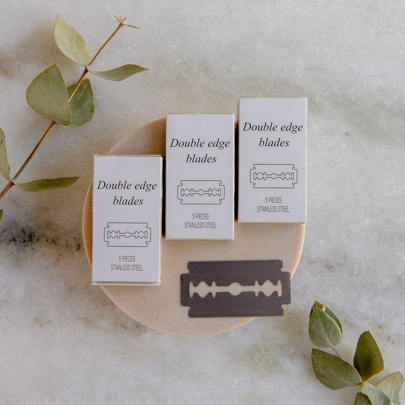 Razor Replacement Blades – Plastic-Free, Rust-Free, Universal Fit | Sustainable Shaving