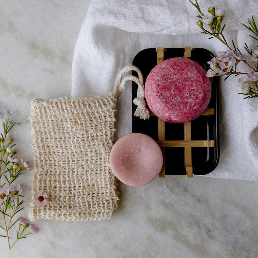Hair Care Mini Kit – Plastic-Free Shampoo &amp; Conditioner Bar Set | Vegan, Sustainable, &amp; Travel-Friendly