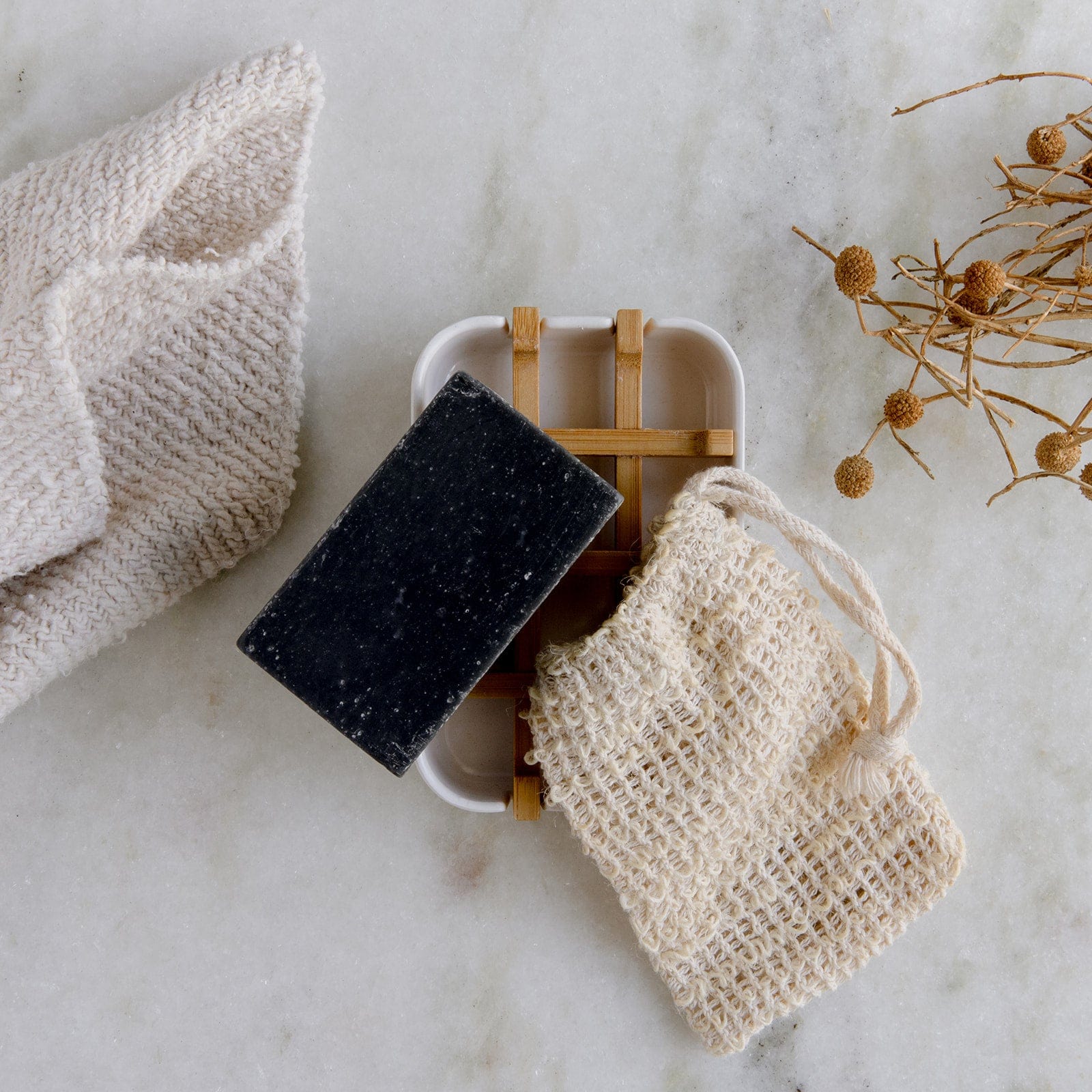 Soap Bar Mini Kit – Bath Set | Vegan, Plastic-Free &amp; Hydrating Clean