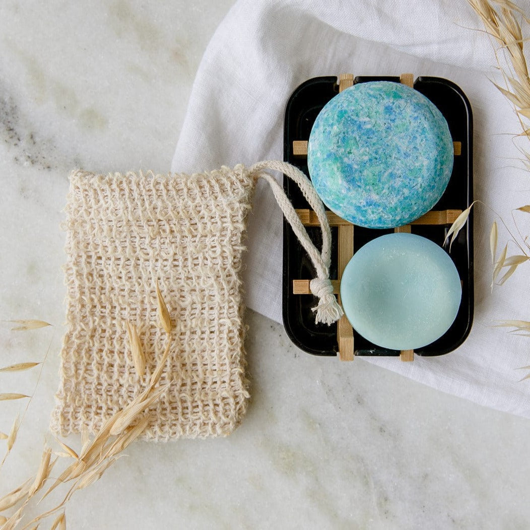 Hair Care Mini Kit – Plastic-Free Shampoo &amp; Conditioner Bar Set | Vegan, Sustainable, &amp; Travel-Friendly