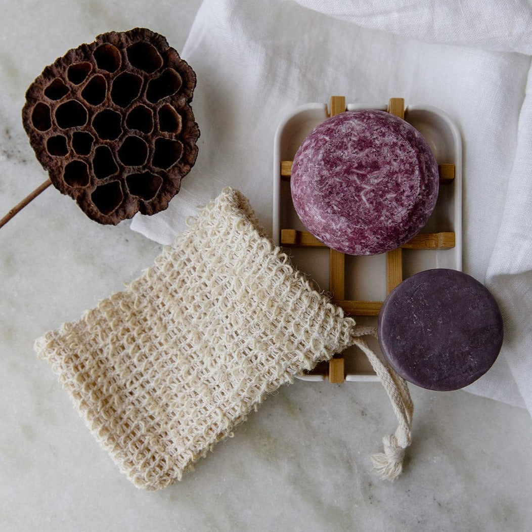 Hair Care Mini Kit – Plastic-Free Shampoo &amp; Conditioner Bar Set | Vegan, Sustainable, &amp; Travel-Friendly