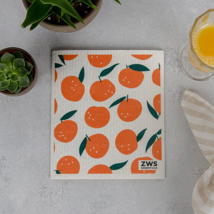 Swedish Dish Cloth – Cellulose Sponge Cloth Replaces 17 Rolls of Paper Towels | Compostable, Plastic-Free & Reusable Kitchen Essential