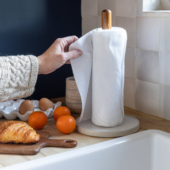 Reusable Paper Towels – Organic Cotton Flannel Towels | Washable, Plastic-Free & Kitchen Roll