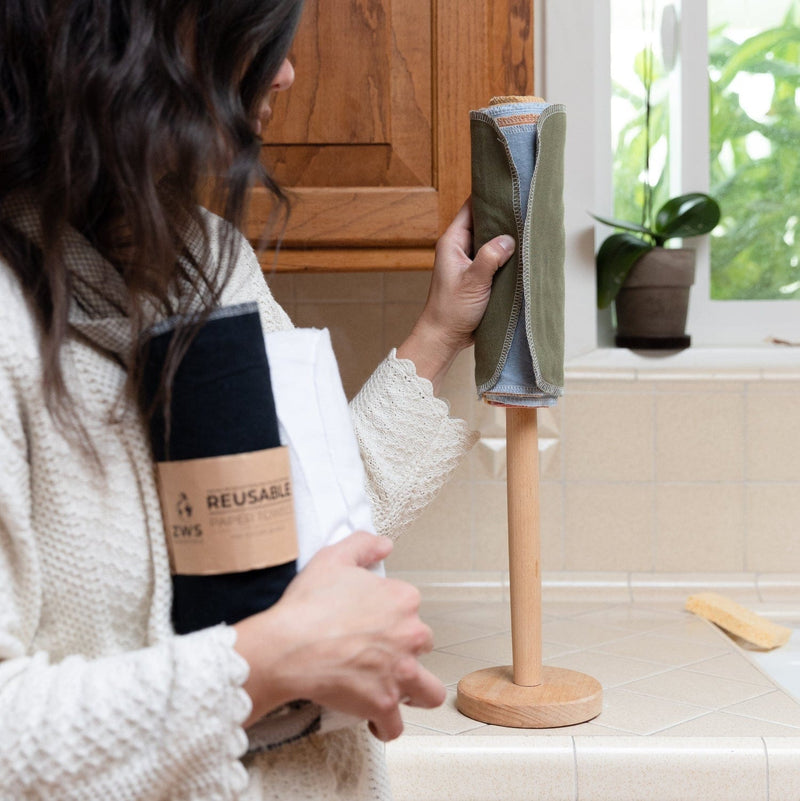 Reusable Paper Towels – Organic Cotton Flannel Towels | Washable, Plastic-Free