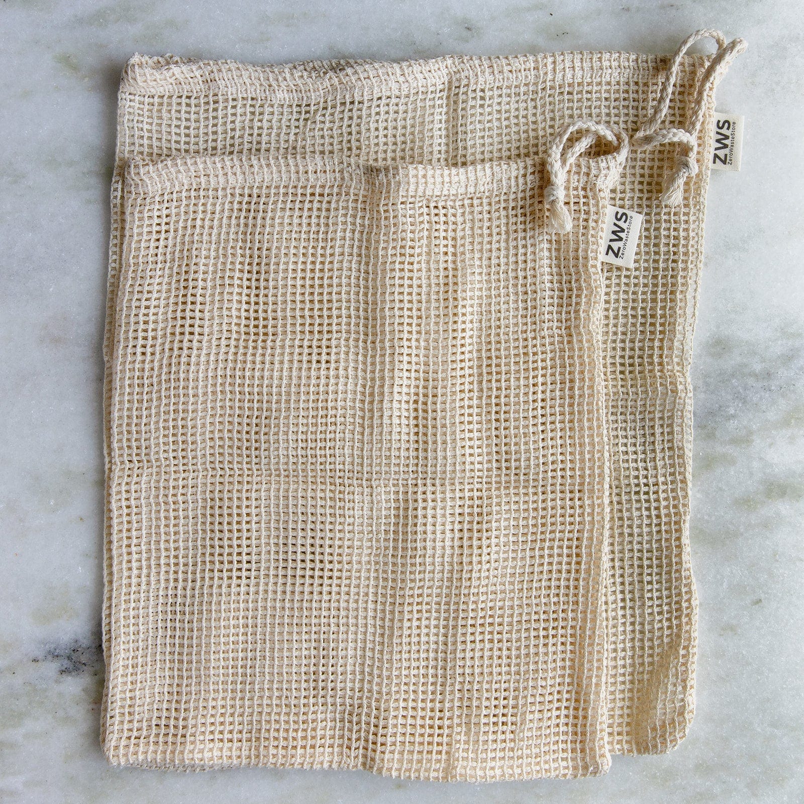 Mesh Produce Bag – Organic Cotton Net Bags for Fruits &amp; Veggies | Reusable, Plastic-Free &amp; Grocery Essential