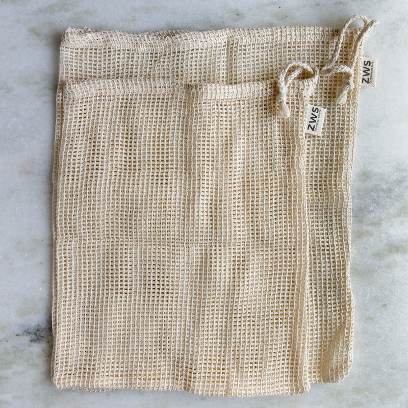 Mesh Produce Bag – Organic Cotton Net Bags for Fruits & Veggies | Reusable, Plastic-Free & Grocery Essential