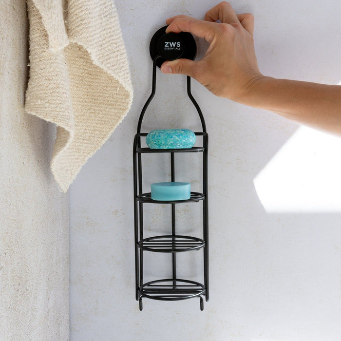 Shower Tower – Self-Draining 4-Tier Bar Soap Holder | Rust-Proof Stainless Steel Shower Organizer