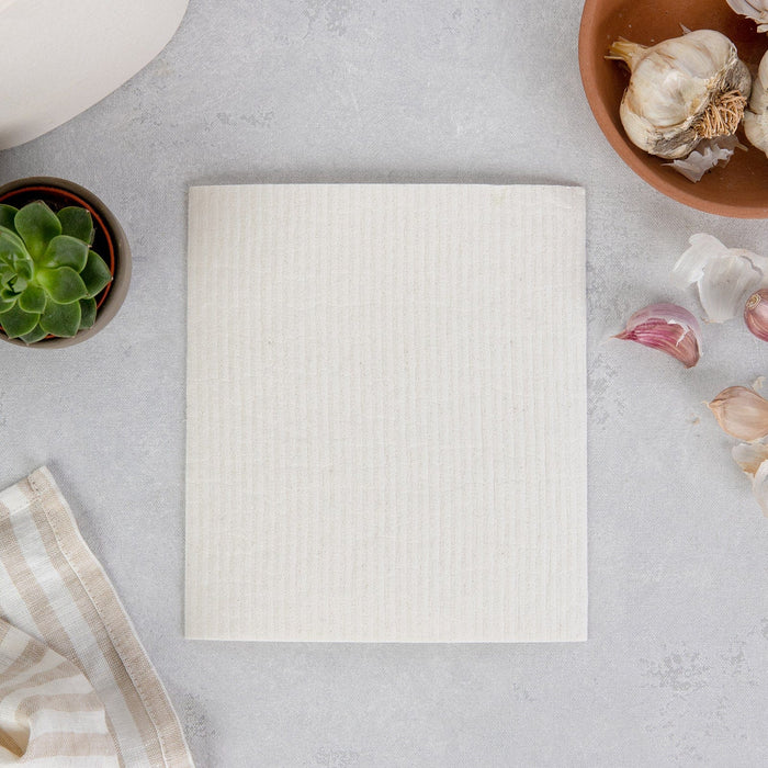 Swedish Dish Cloth – Cellulose Sponge Cloth Replaces 17 Rolls of Paper Towels | Compostable, Plastic-Free & Reusable Kitchen Essential