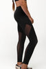 High-Rise Mesh Legging with Pockets