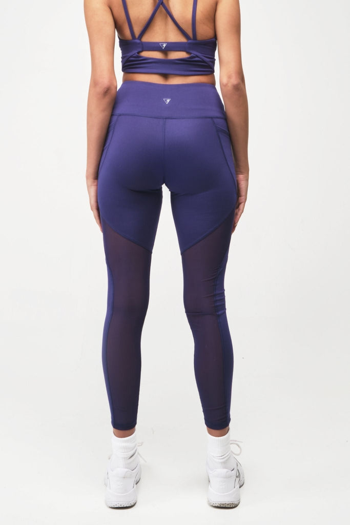 High-Rise Mesh Legging with Pockets