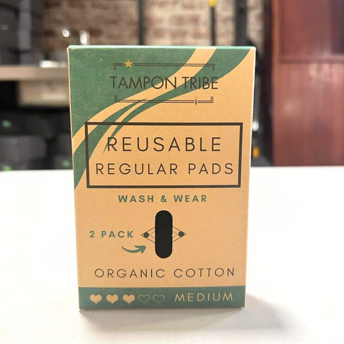 Organic Cotton Slim Reusable Pad - 2 Pack