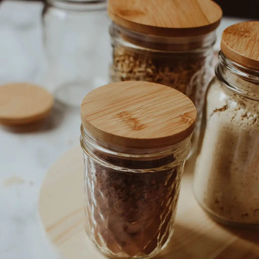 Bamboo Jar Lids without Jars