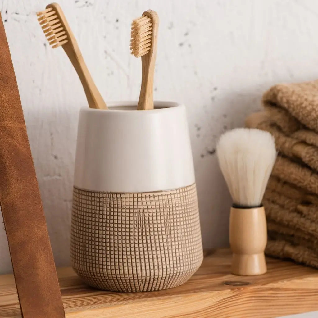 Set of 4 - Bamboo Toothbrushes 