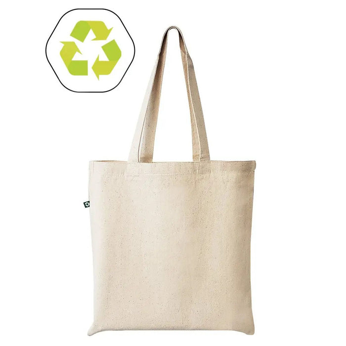 Recycled Canvas Tote Bag - Natural