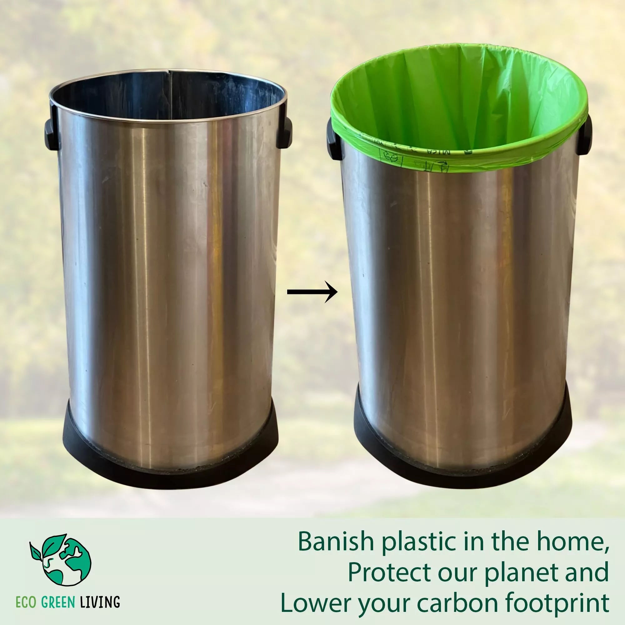 Buy Compostable kitchen trash bags