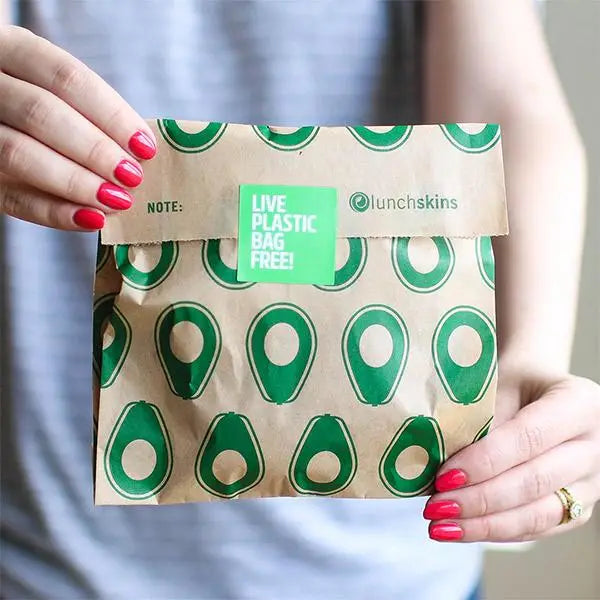 Compostable and Unbleached Kraft Paper Sandwich Bags