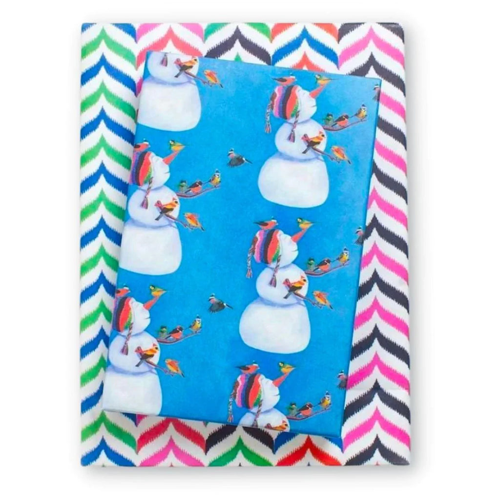 Snowman Double-sided Eco Wrapping Paper