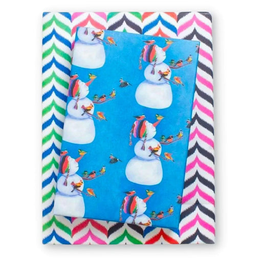 Snowman Double-sided Eco Wrapping Paper