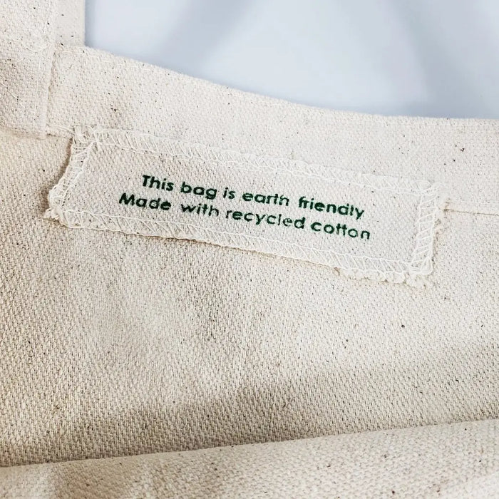 Eco-Friendly Recycled Canvas Tote Bags