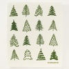 Woodland Trees Swedish Dishcloth