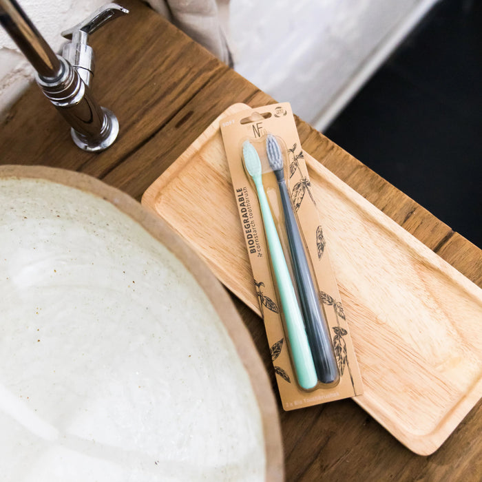 Bio-degradable Toothbrush - Rivermint and Monsoon Mist