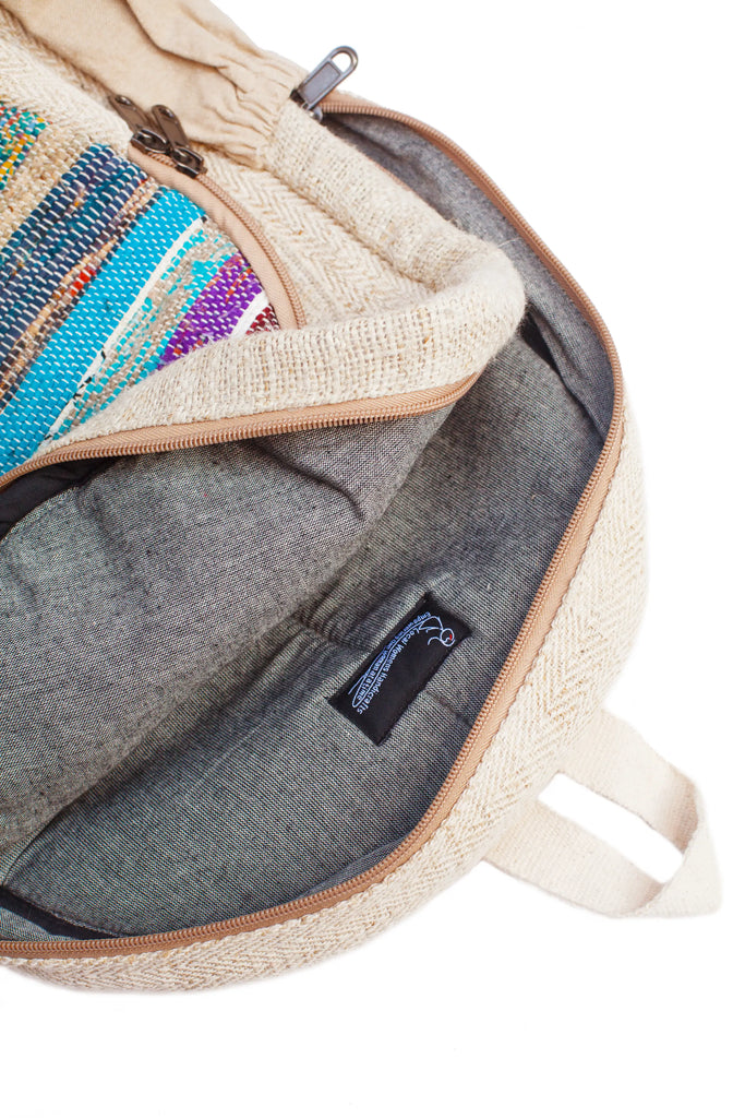 Durable Handwoven Hemp Backpack