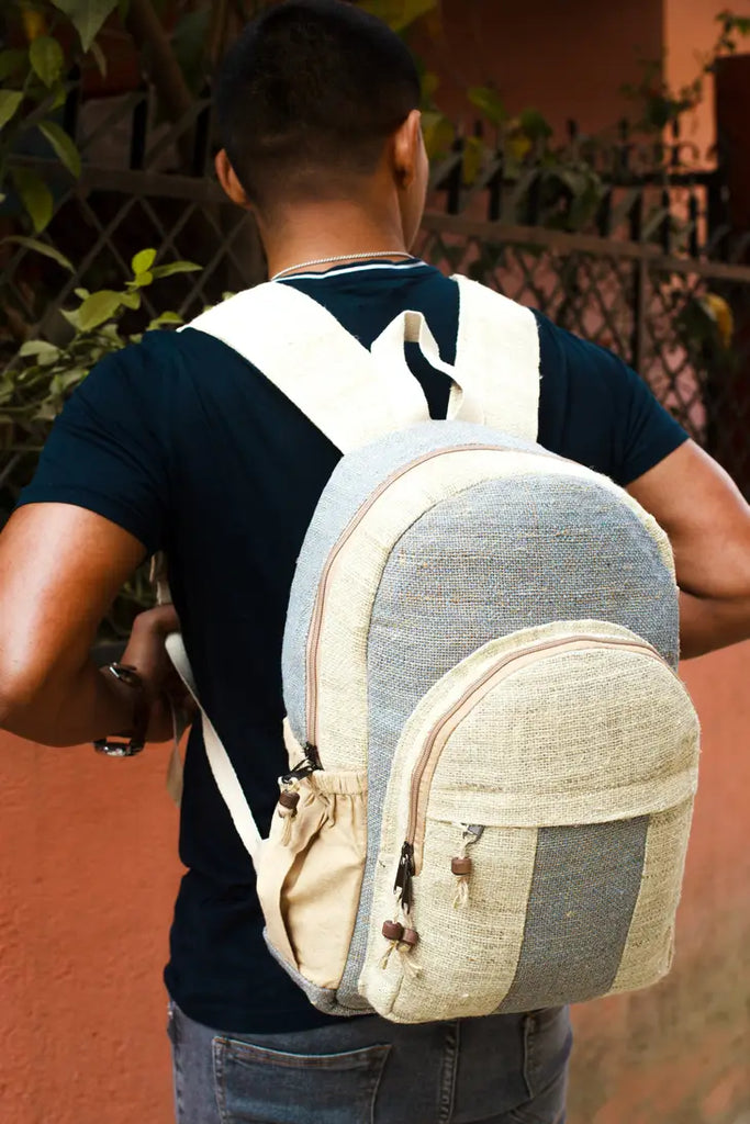 Handwoven Hemp Backpack