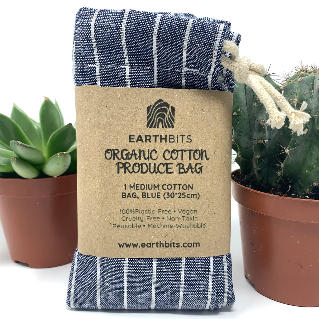  reusable natural cotton bags