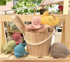 pure natural organic rubber teether, rattle and bath toys