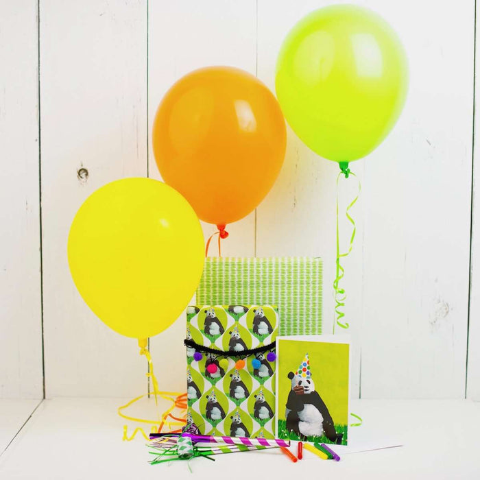  recycled and recyclable gift wrapping paper (panda))