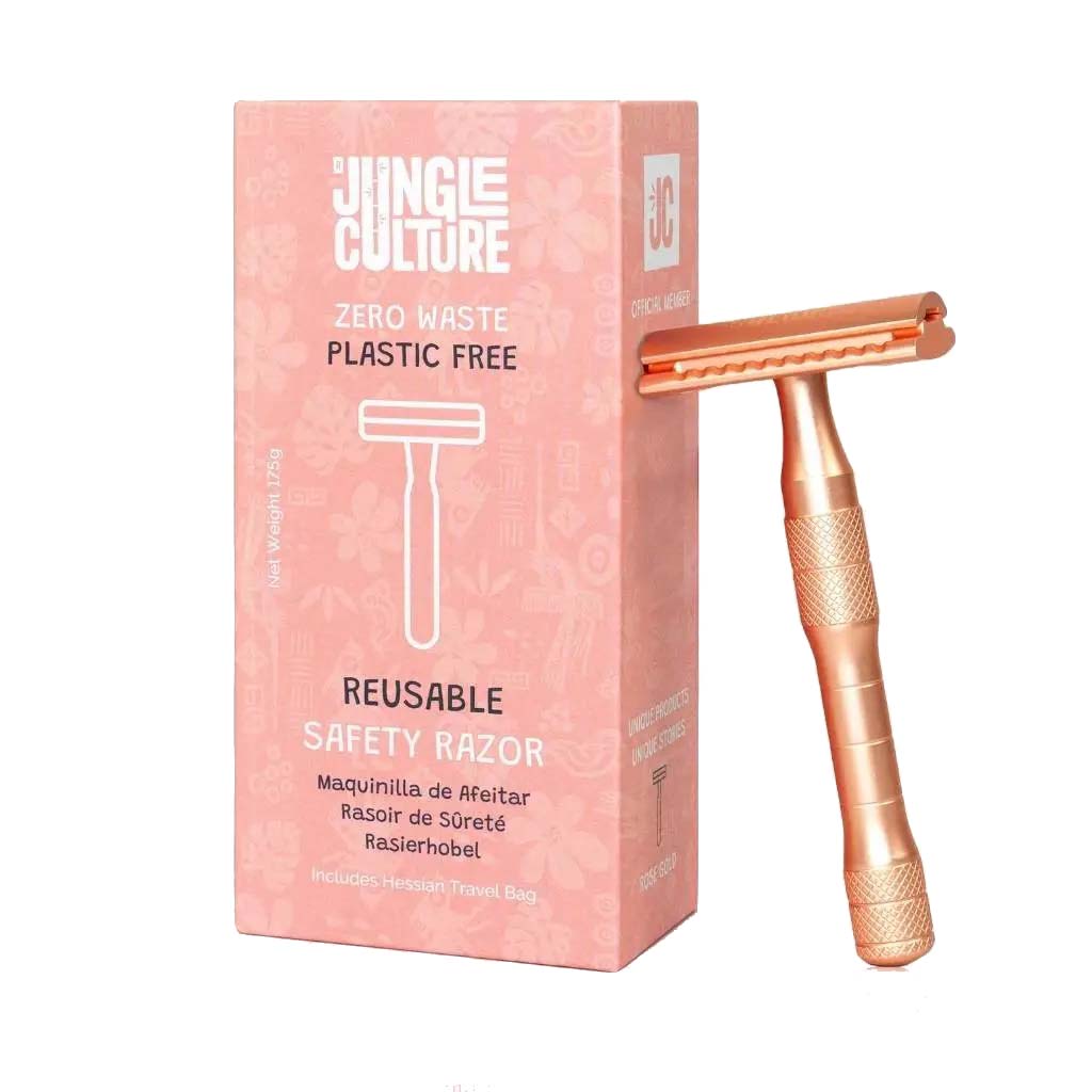 Reusable Safety Razors - Rose Gold 